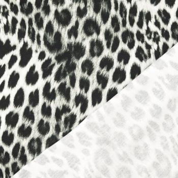 Stoffdesign Leo Grau – French Terry geraut
